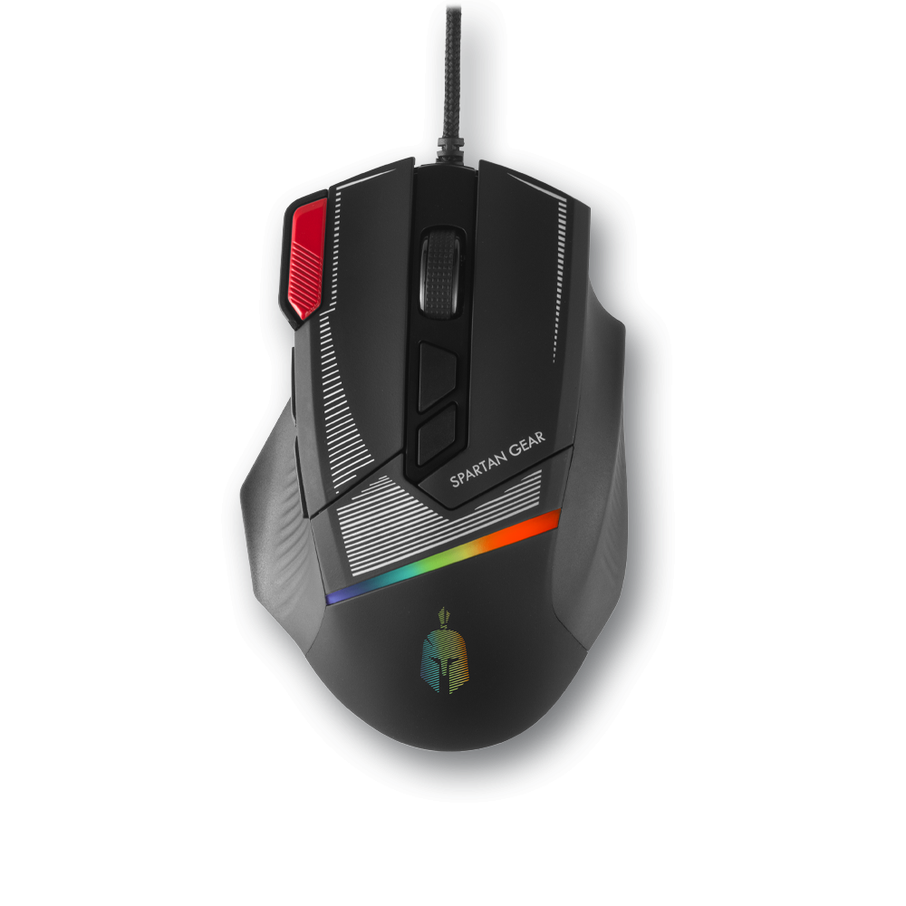 Геймърска мишка Spartan Gear Talos 2 - Черна