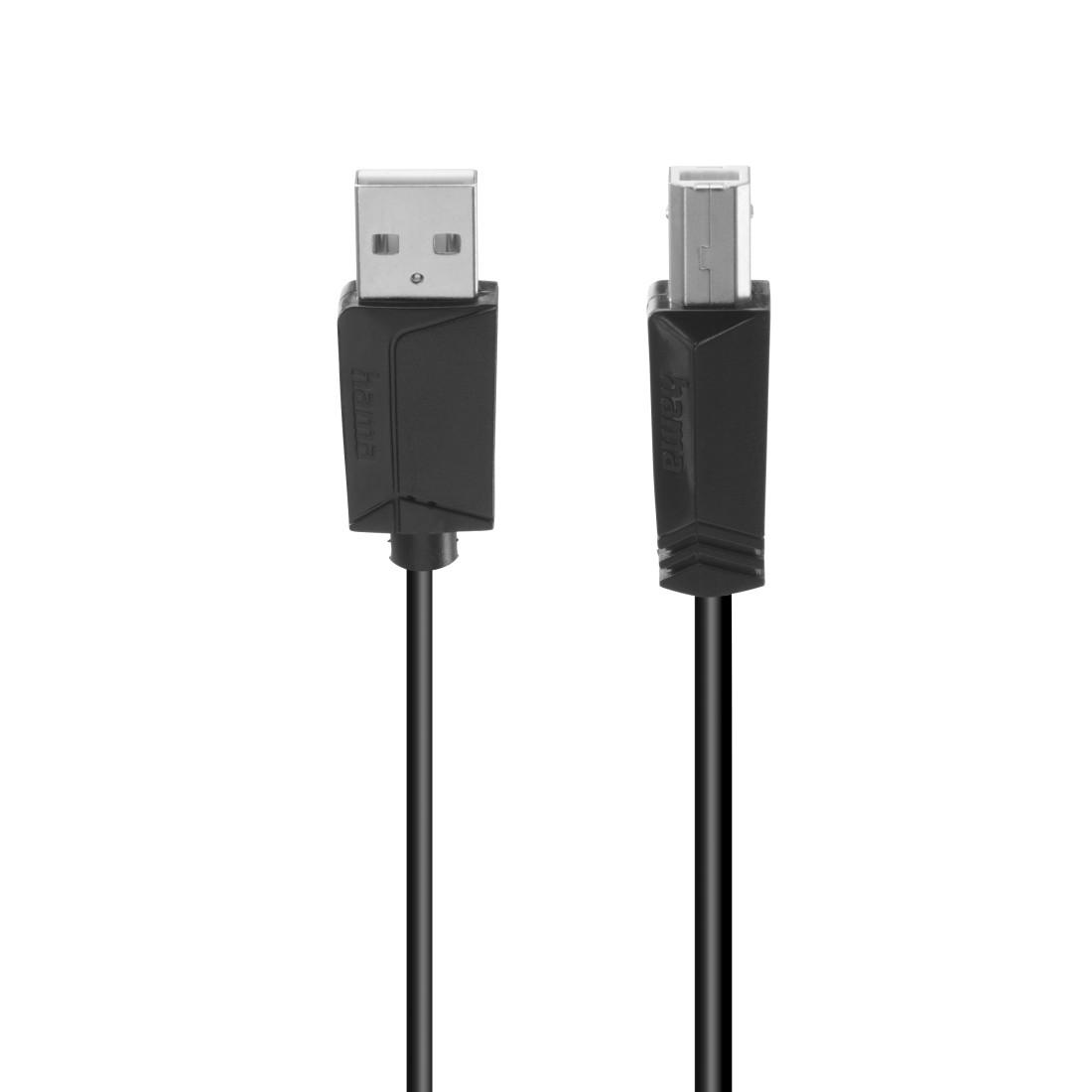 HAMA Кабел А-В, USB 2.0, 480 Mbit/s, 3 m