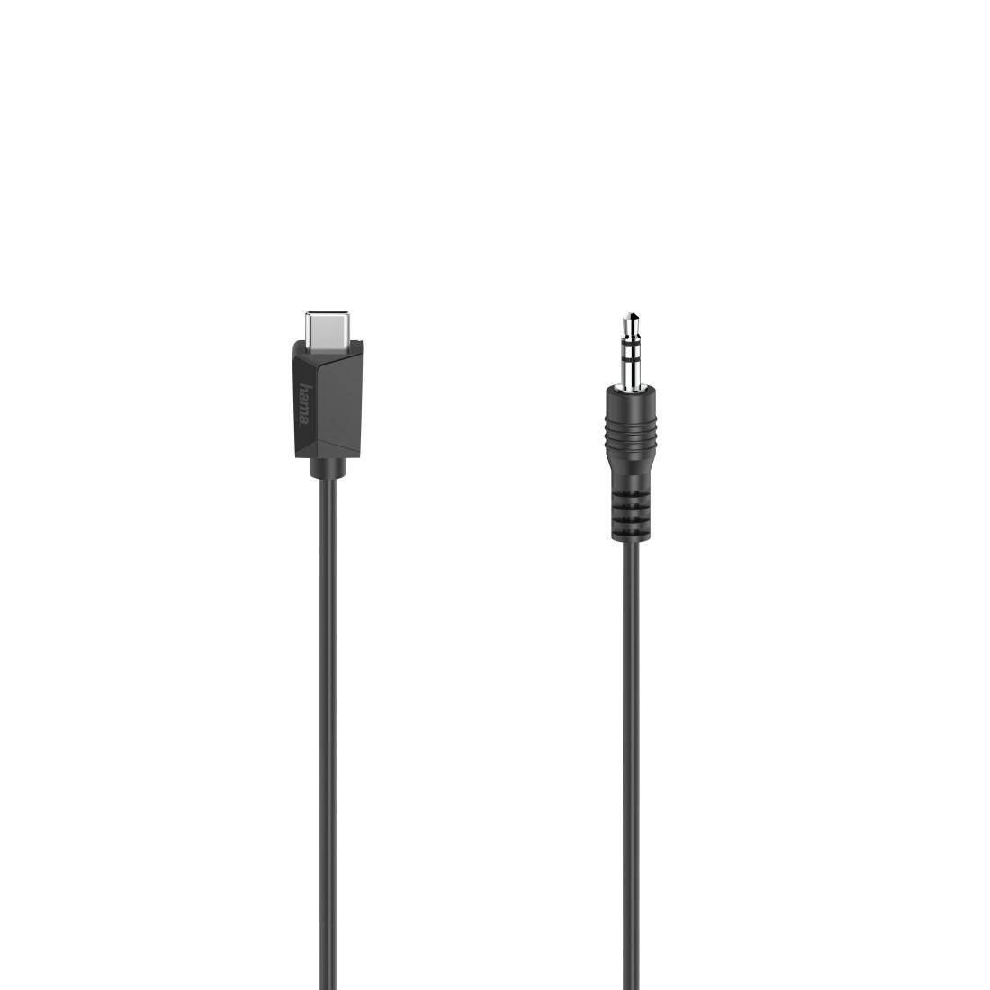 HAMA Аудио кабел USB-C - 3.5мм стерео жак, 0.75 m