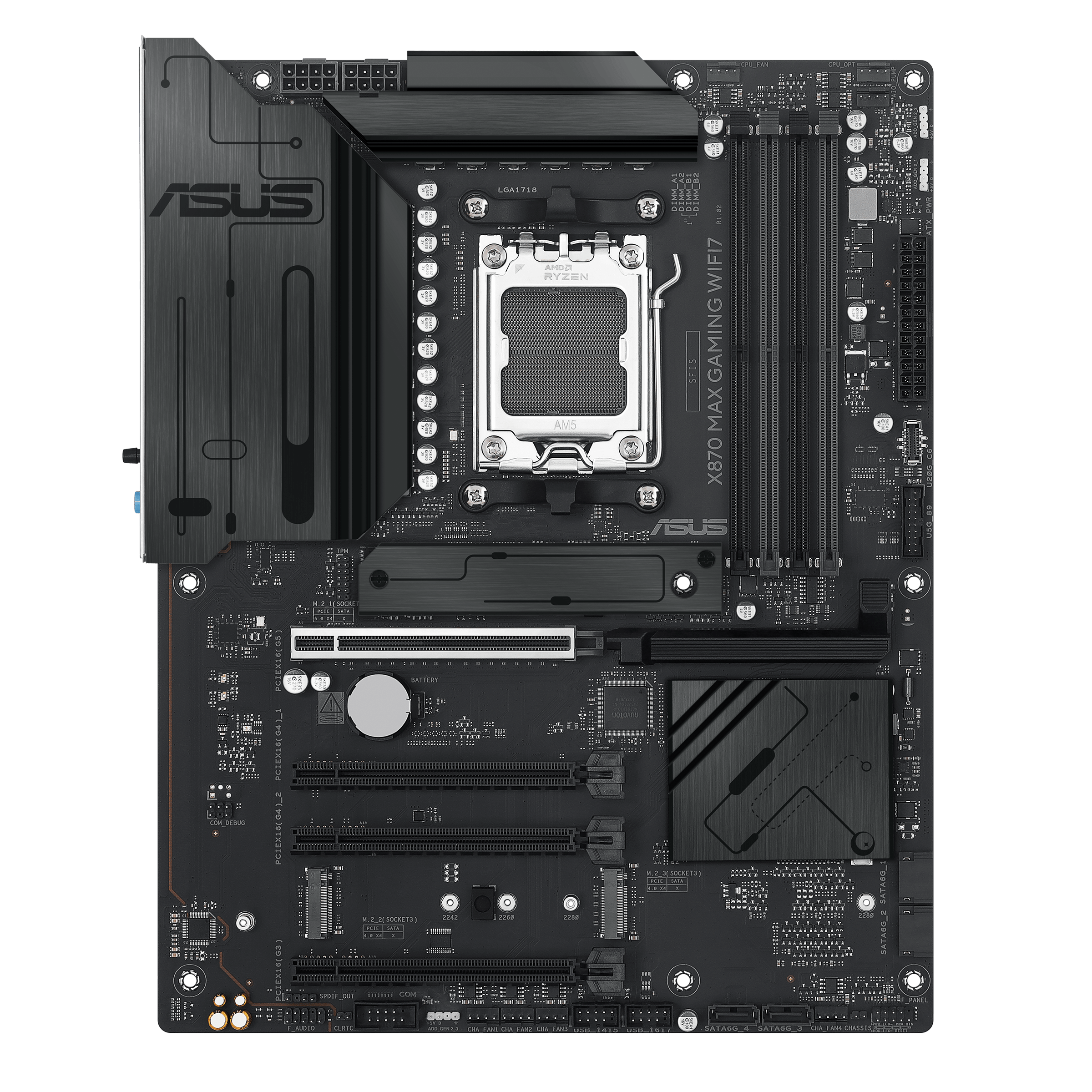 Дънна платка ASUS X870 MAX GAMING WiFi7 AM5 DDR5