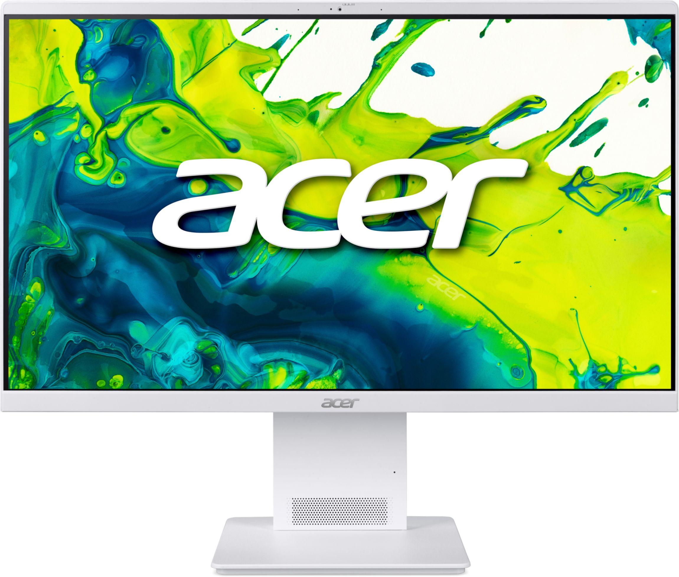 Kомпютър All-in-One Acer Aspire S24B-U7 DQ.BSGEX.004 - 23.8" inch IPS FHD(1920x1080) Intel Core 7 155U, 16GB DDR5, 512 GB SSD - Бял