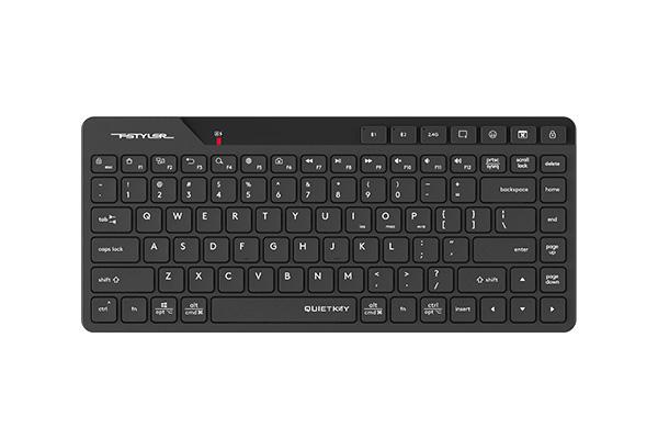 A4tech FBK26C AS Fstyler безжичнa мини тиха клавиатура, Multi-mode, презареждаема батерия, USB,кирилизирана