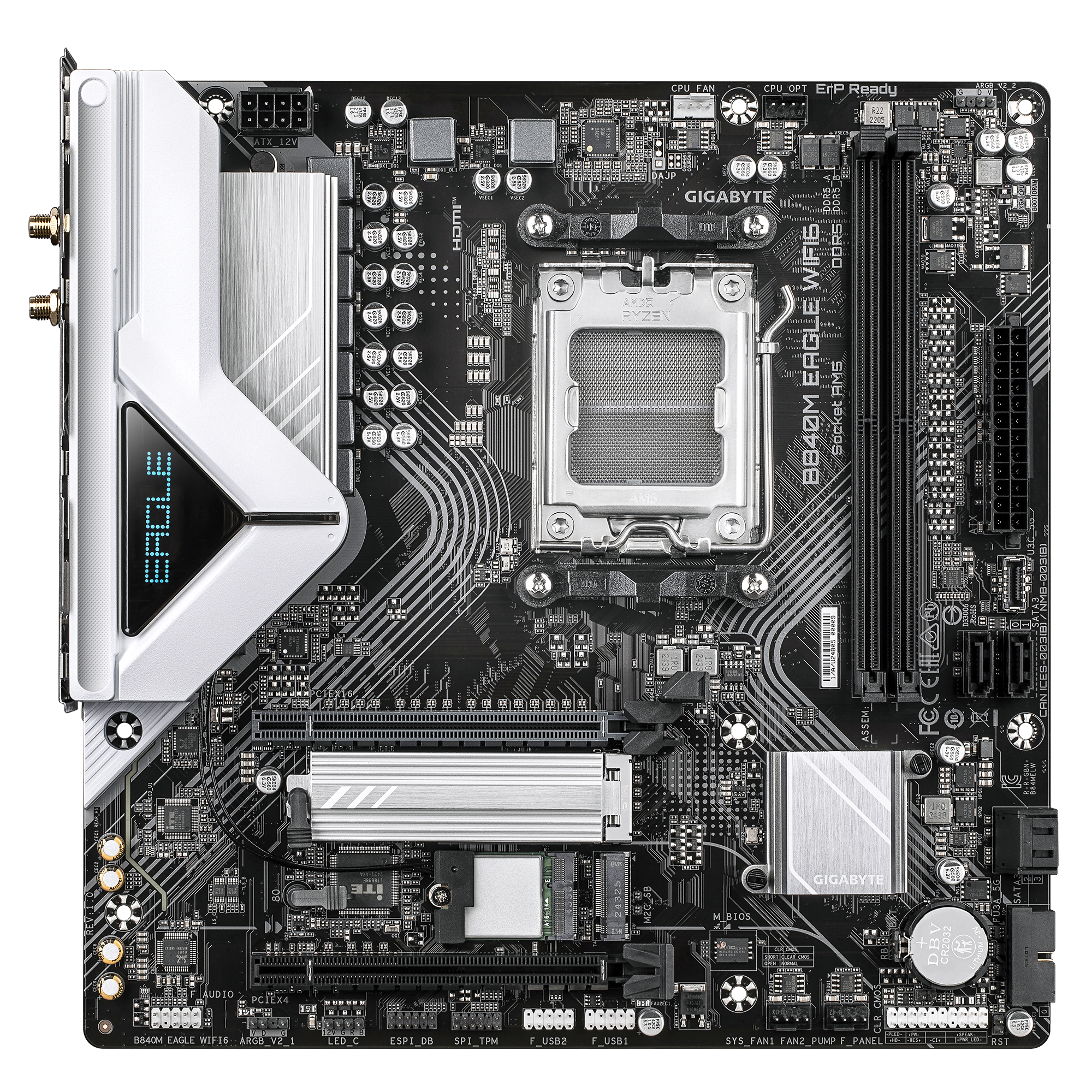 Дънна платка GIGABYTE B840M EAGLE WIFI6 socket AM5