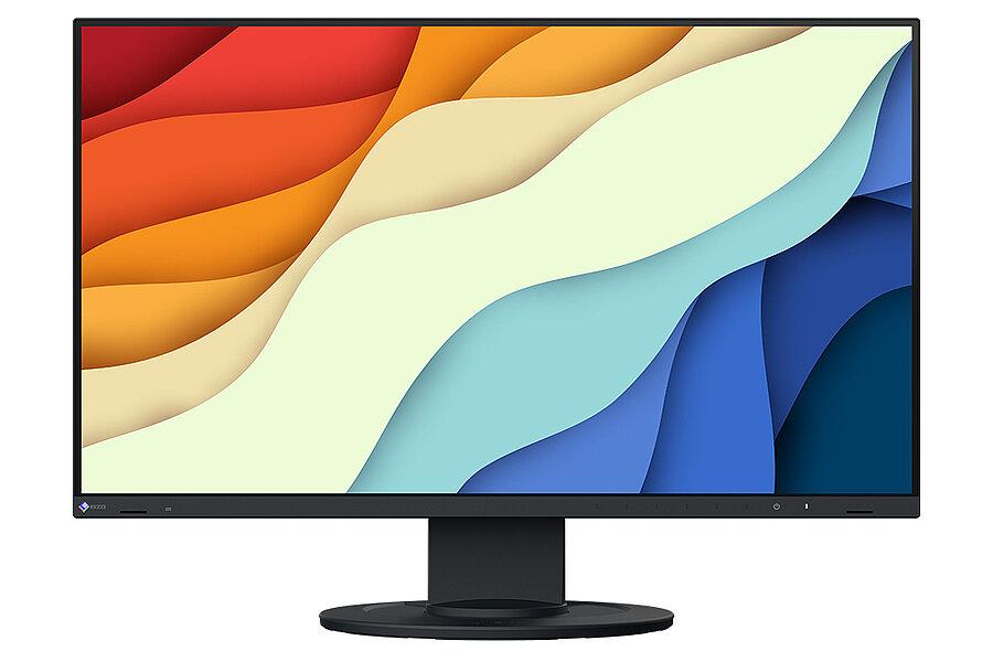Монитор EIZO FlexScan EV2400R - 23.8 inch IPS, Full HD, HDMI, DisplayPort - Черен
