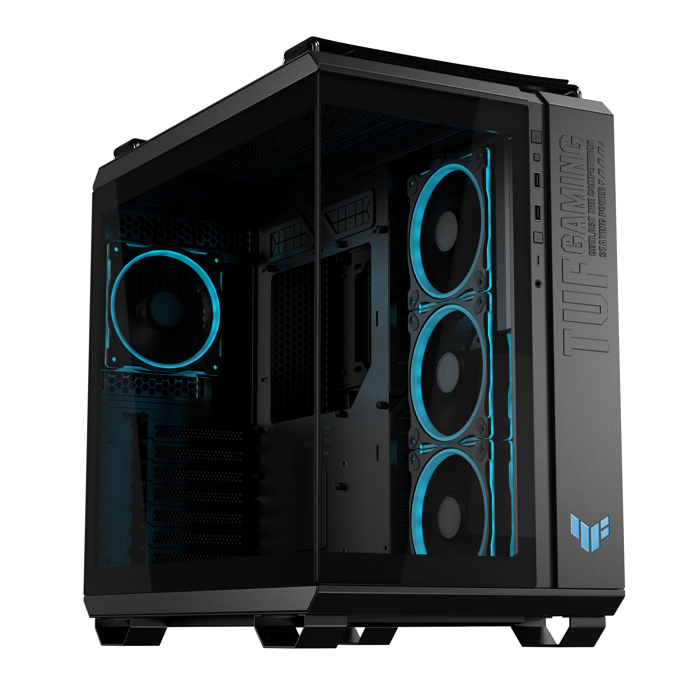 Кутия ASUS TUF Gaming GT502 Horizon ARGB Black Edition