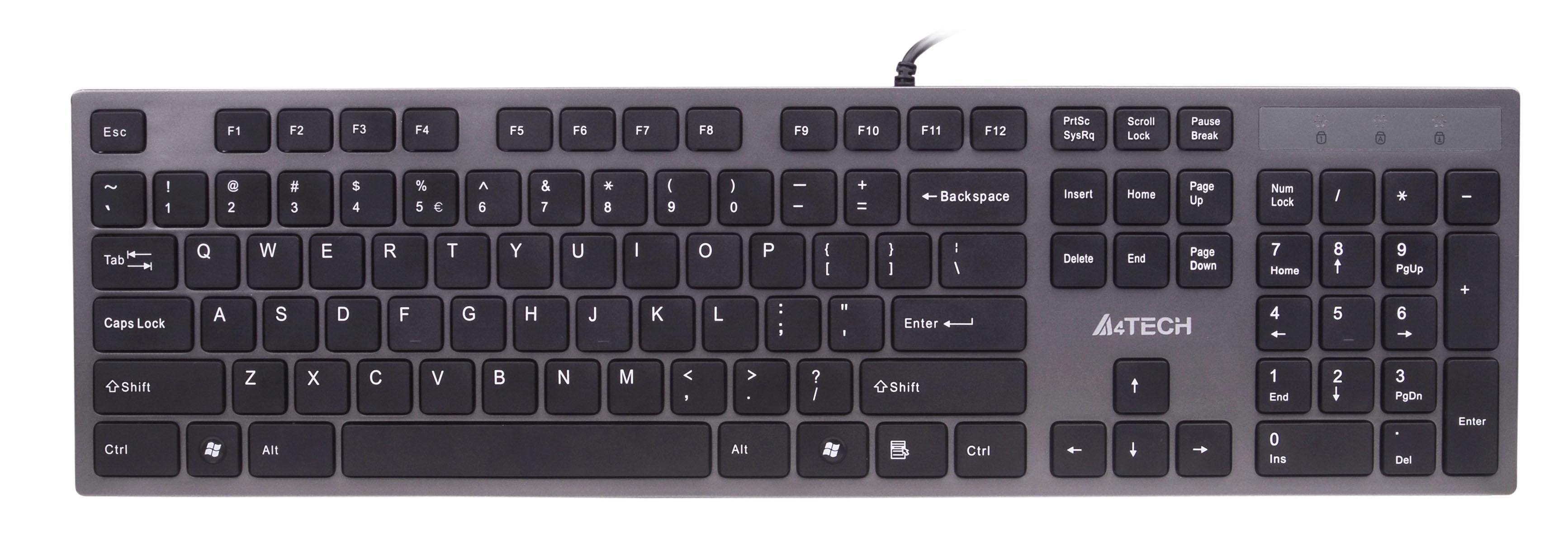 Клавиатура A4tech KV-300H, 2 х USB порт