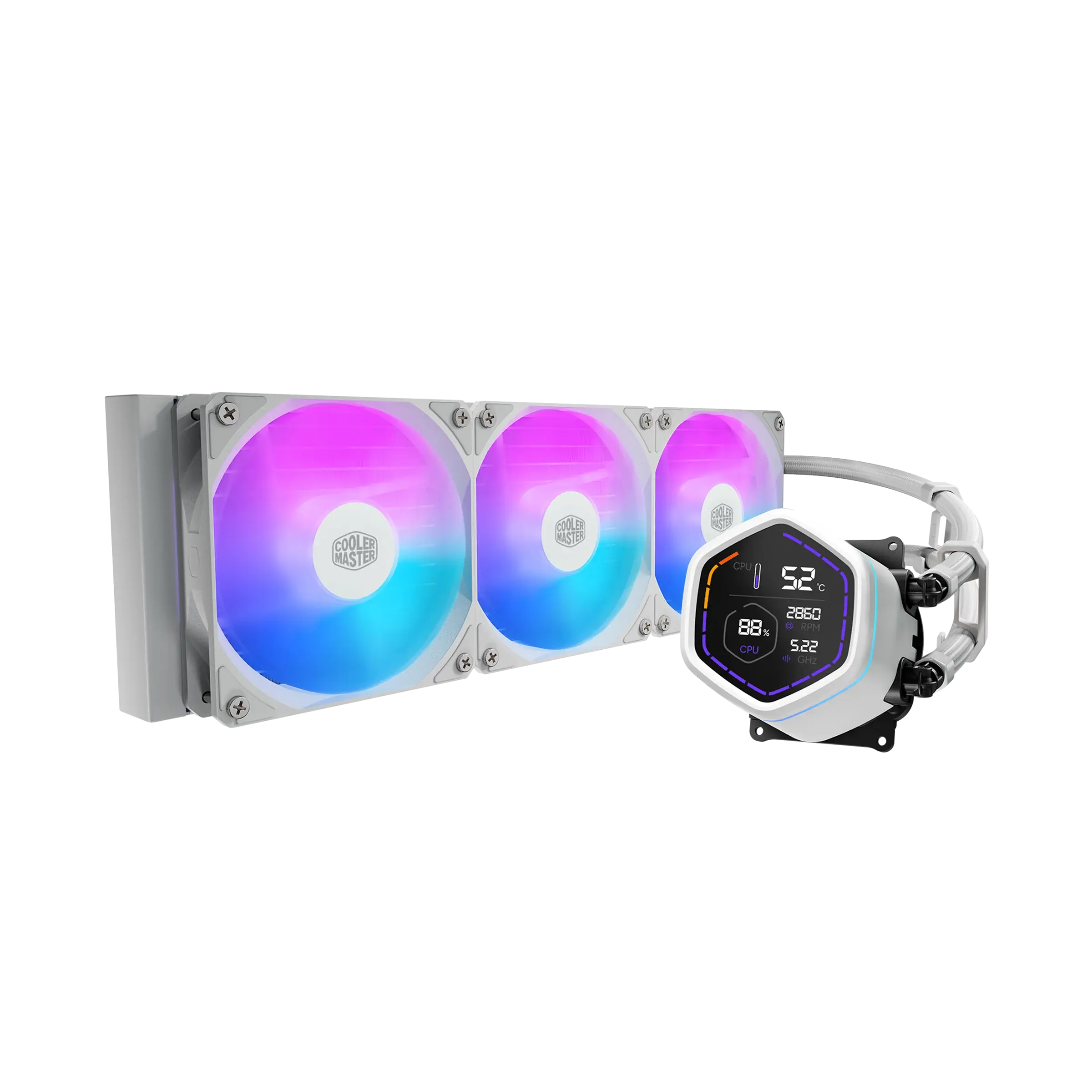 Охладител за процесор Cooler Master MASTERLIQUID CORE NEX DIGITAL 360 - White