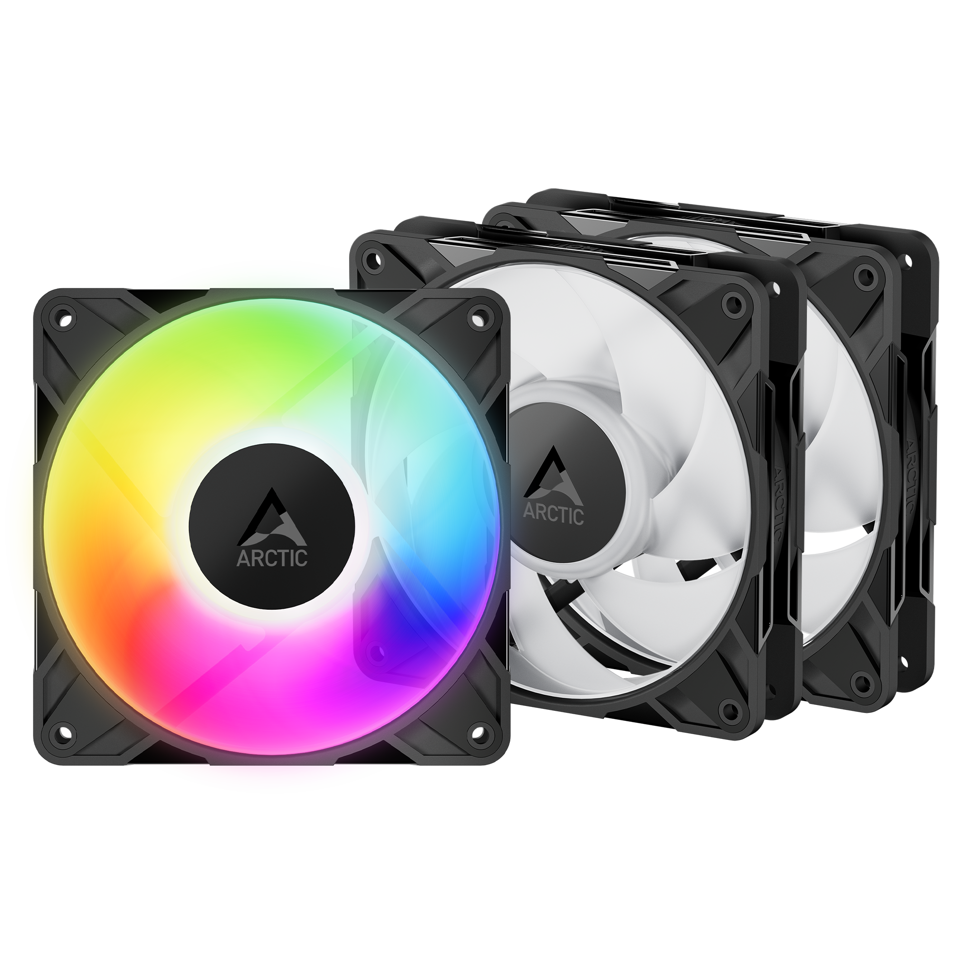 Комплект вентилатори ARCTIC P12 Pro A-RGB LN 120mm PWM 3-Pack