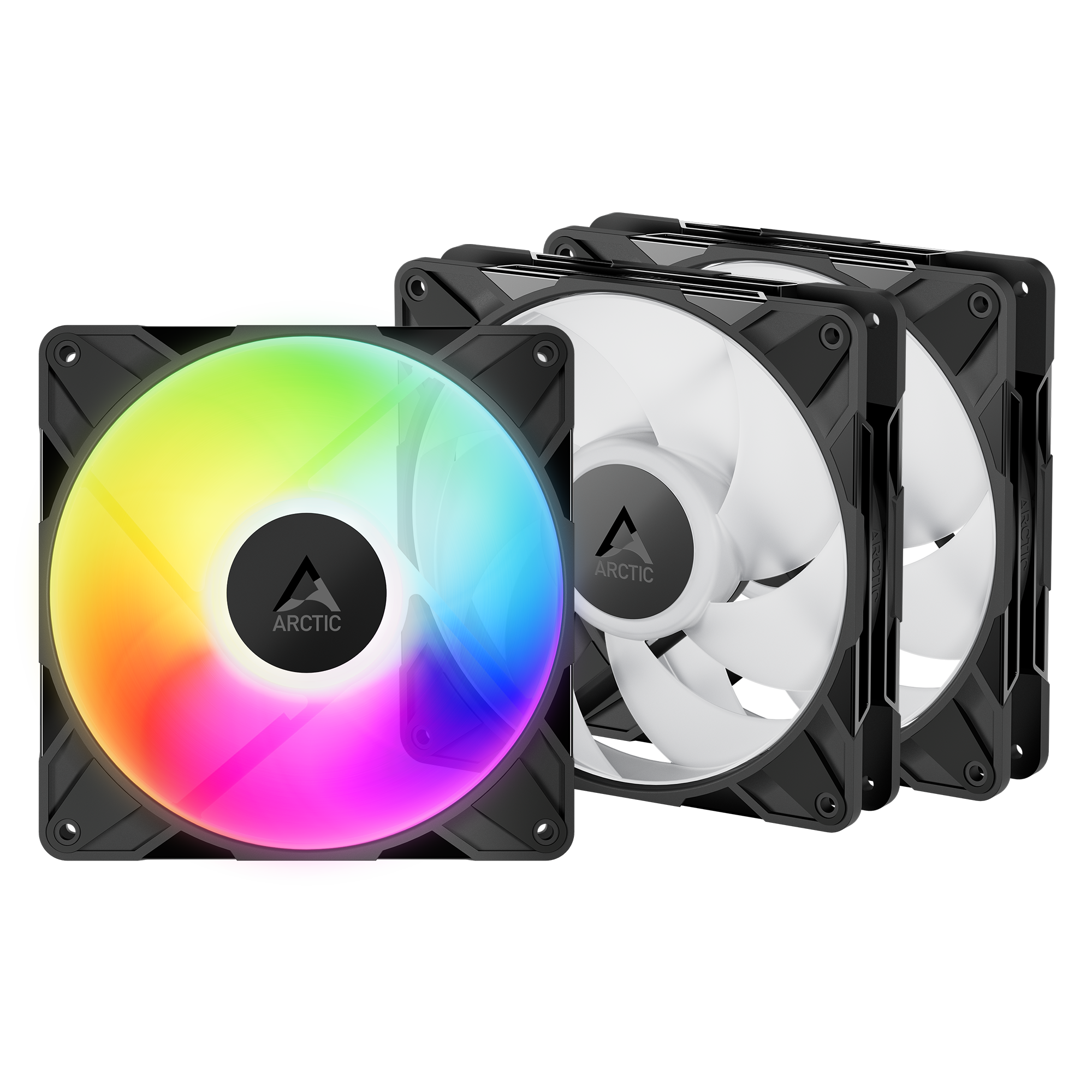 Комплект вентилатори ARCTIC P14 Pro A-RGB - 140mm PWM 3-Pack