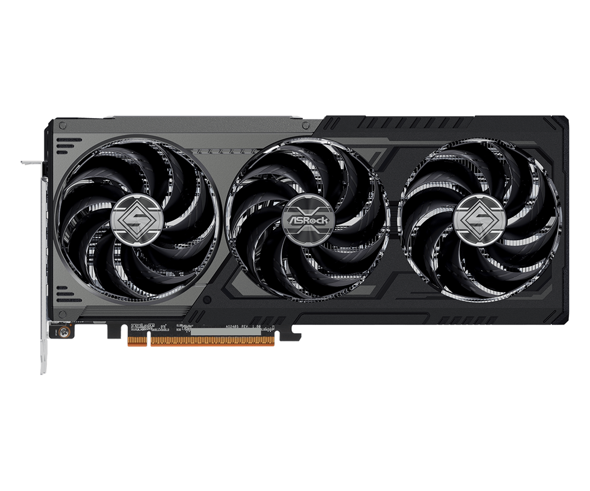 Видео карта ASRock Radeon RX 9070 GRE Steel Legend Dark 12GB OC GDDR6