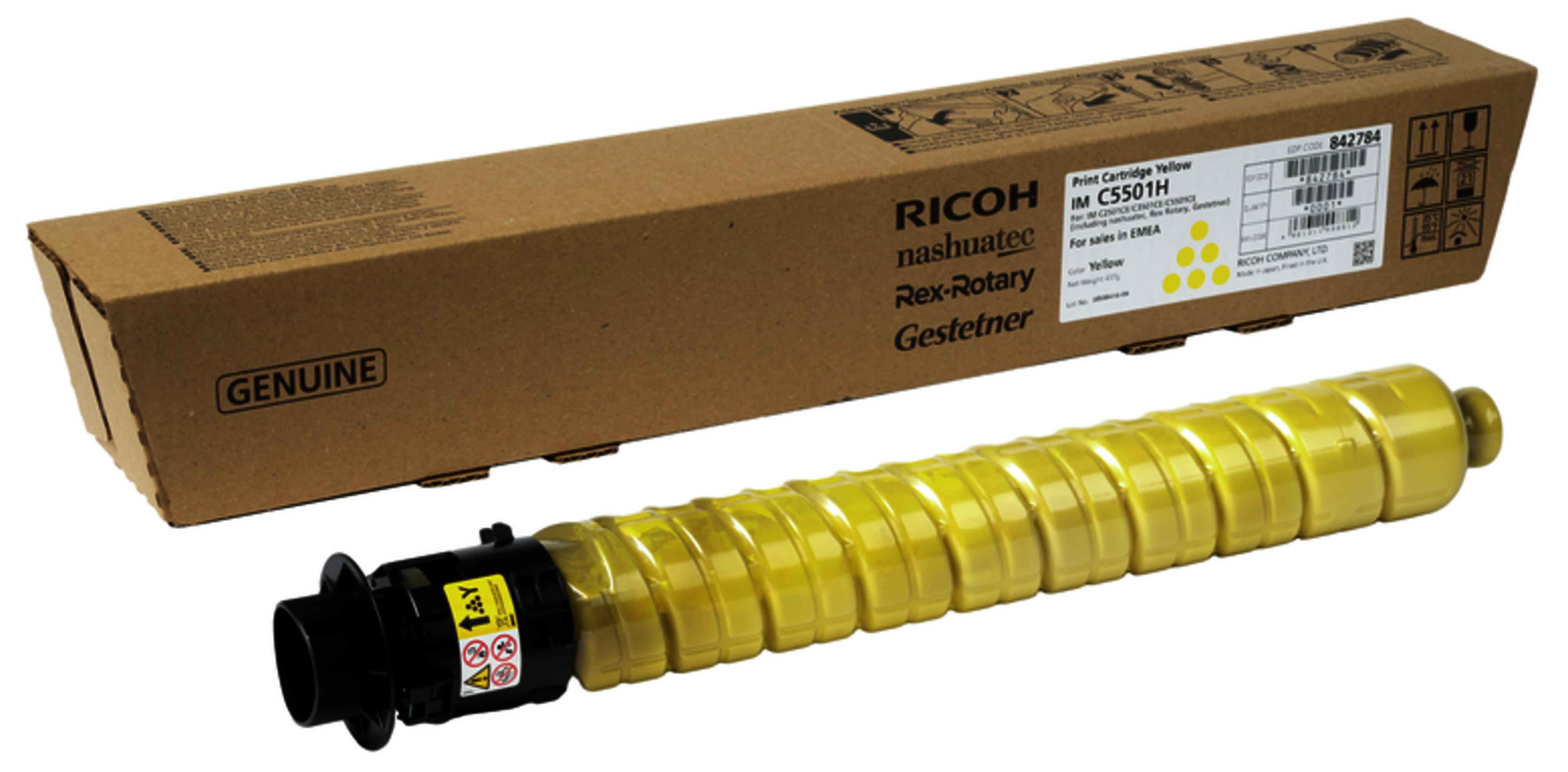 Тонер касета RICOH Yellow IM C3501CE, IM C5501CE, 24000., Yellow