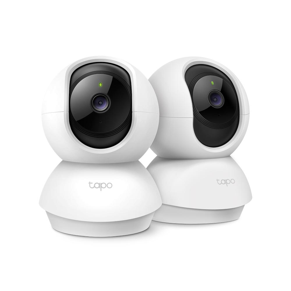 Охранителна WiFi камера TP-Link Tapo C210P2, 360°, Pan/Tilt - 2 Броя