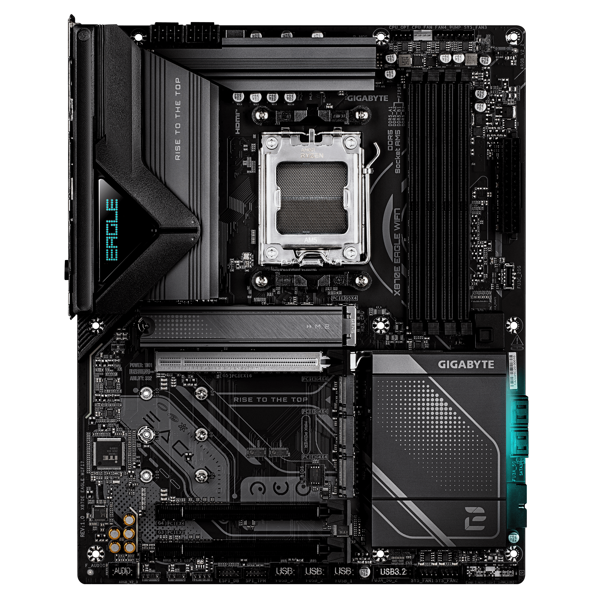 Дънна платка GIGABYTE X870E EAGLE WIFI7, Socket AM5